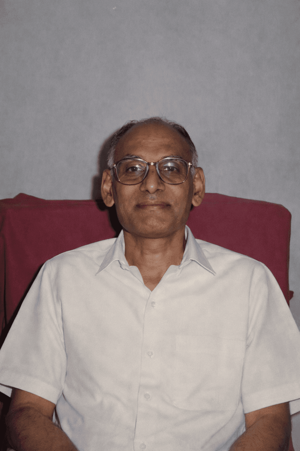 Professor Madiraju Ranga Rao calm formal portrait in later years